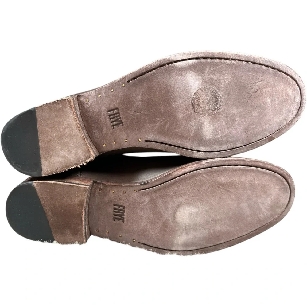 Frye Melissa Button 2 Boots Brown Women’s Size 8 Riding Tall Boots - Picture 7 of 12